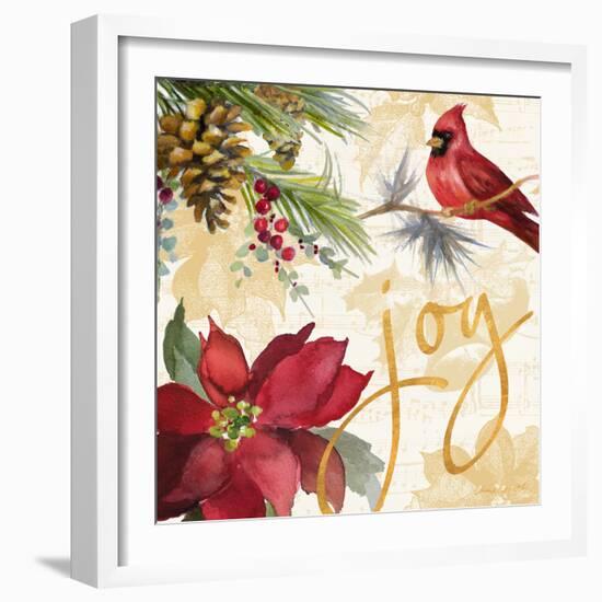 Christmas Poinsettia I-Lanie Loreth-Framed Premium Giclee Print