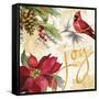 Christmas Poinsettia I-Lanie Loreth-Framed Stretched Canvas