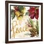 Christmas Poinsettia II-Lanie Loreth-Framed Premium Giclee Print