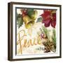 Christmas Poinsettia II-Lanie Loreth-Framed Premium Giclee Print