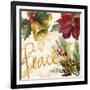 Christmas Poinsettia II-Lanie Loreth-Framed Premium Giclee Print