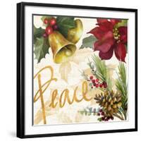 Christmas Poinsettia II-Lanie Loreth-Framed Giclee Print