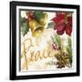 Christmas Poinsettia II-Lanie Loreth-Framed Giclee Print