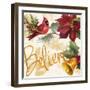 Christmas Poinsettia IV-Lanie Loreth-Framed Art Print