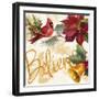 Christmas Poinsettia IV-Lanie Loreth-Framed Art Print