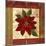 Christmas Poinsettia Vintage 1-Asmaa’ Murad-Mounted Giclee Print