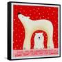 Christmas Polar Bears, 2000-Emma A.L. Greaves-Framed Stretched Canvas