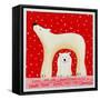 Christmas Polar Bears, 2000-Emma A.L. Greaves-Framed Stretched Canvas