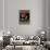 Christmas Pontsettia Black-Cyndi Lou-Framed Premium Giclee Print displayed on a wall