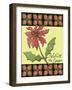 Christmas Pontsettia Cream-Cyndi Lou-Framed Giclee Print