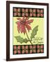 Christmas Pontsettia Cream-Cyndi Lou-Framed Giclee Print