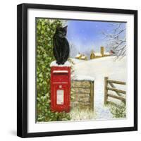 Christmas Post Box-Janet Pidoux-Framed Giclee Print