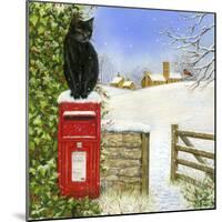 Christmas Post Box-Janet Pidoux-Mounted Giclee Print