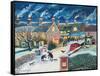 Christmas Post-Lisa Graa Jensen-Framed Stretched Canvas