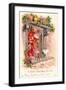 Christmas Postcard, 1903-English School-Framed Premium Giclee Print