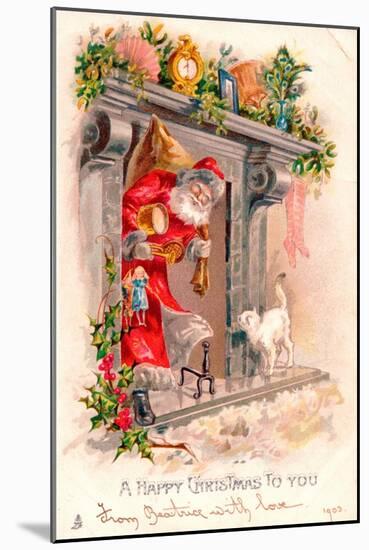 Christmas Postcard, 1903-English School-Mounted Premium Giclee Print