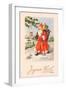 Christmas Postcard, c.1907-French School-Framed Giclee Print