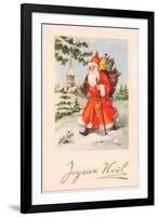 Christmas Postcard, c.1907-French School-Framed Giclee Print