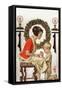 Christmas Prayer-Joseph Christian Leyendecker-Framed Stretched Canvas