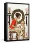 Christmas Prayer-Joseph Christian Leyendecker-Framed Stretched Canvas