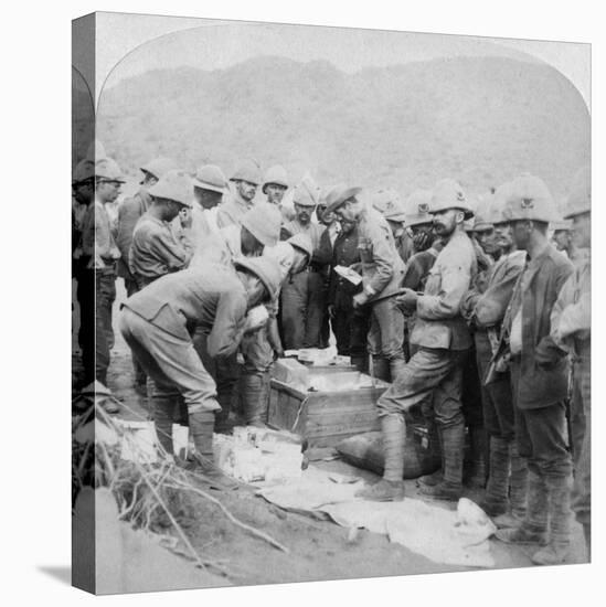 Christmas Presents from Home, to the Troops with Methuen at Modder River, South Africa, 1900-Underwood & Underwood-Stretched Canvas