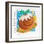 Christmas Pudding Square-Tony Todd-Framed Giclee Print