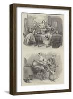 Christmas Pudding-Joseph Kenny Meadows-Framed Giclee Print