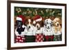 Christmas Puppies-William Vanderdasson-Framed Giclee Print