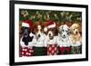 Christmas Puppies-William Vanderdasson-Framed Giclee Print