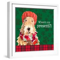 Christmas Puppy I-Lanie Loreth-Framed Art Print