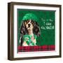 Christmas Puppy II-Lanie Loreth-Framed Art Print