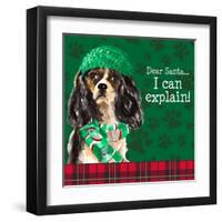 Christmas Puppy II-Lanie Loreth-Framed Art Print