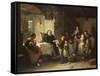 Christmas Recital-Friedrich Ortlieb-Framed Stretched Canvas