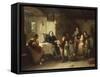 Christmas Recital-Friedrich Ortlieb-Framed Stretched Canvas