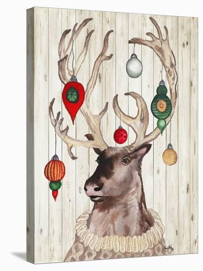 Christmas Reindeer I-Elizabeth Medley-Stretched Canvas