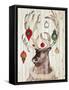 Christmas Reindeer I-Elizabeth Medley-Framed Stretched Canvas