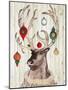 Christmas Reindeer I-Elizabeth Medley-Mounted Art Print