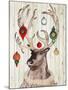 Christmas Reindeer I-Elizabeth Medley-Mounted Art Print