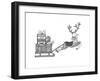 Christmas Reindeer-Neeti Goswami-Framed Art Print