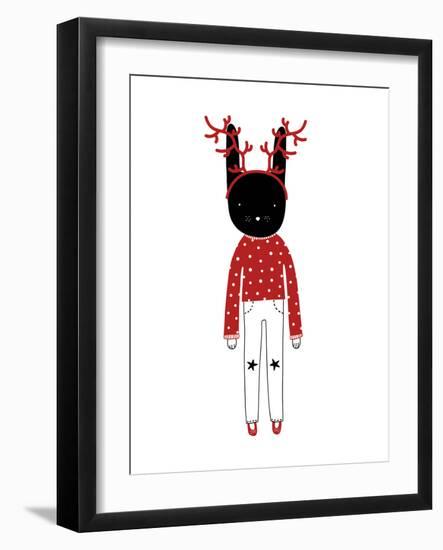 Christmas Reiss-Archie Stone-Framed Giclee Print