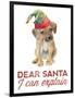 Christmas Retriever Puppy I-Lanie Loreth-Framed Art Print