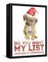 Christmas Retriever Puppy II-Lanie Loreth-Framed Stretched Canvas