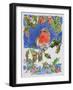 Christmas Robin, 1996-Diane Matthes-Framed Giclee Print