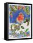 Christmas Robin, 1996-Diane Matthes-Framed Stretched Canvas