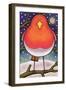 Christmas Robin, 1997-Cathy Baxter-Framed Giclee Print