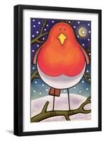 Christmas Robin, 1997-Cathy Baxter-Framed Giclee Print