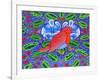 Christmas Robin, 2012-Jane Tattersfield-Framed Giclee Print