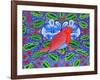 Christmas Robin, 2012-Jane Tattersfield-Framed Giclee Print