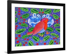 Christmas Robin, 2012-Jane Tattersfield-Framed Giclee Print