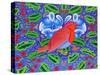 Christmas Robin, 2012-Jane Tattersfield-Stretched Canvas